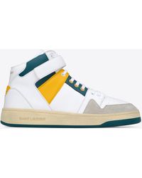 Saint Laurent - Lax Mid-top Sneakers - Lyst