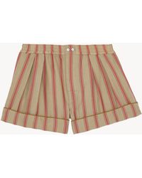 Saint Laurent - Pajama Shorts - Lyst
