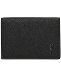 Saint Laurent - Cassandre Shadow Business Card Case - Lyst