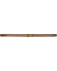 Saint Laurent - Cassandre Extra Thin Belt - Lyst