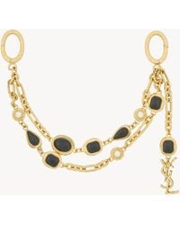 Saint Laurent - Cabochon Bag Chain - Lyst