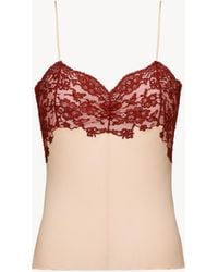 Saint Laurent - Laced Camisole - Lyst