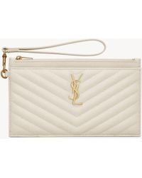 Saint Laurent - Cassandre Matelassé Large Pouch - Lyst