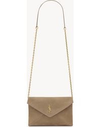 Saint Laurent - Cassandre Small Chain Pouch - Lyst