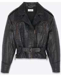 Saint Laurent Leather jackets for Men | Online Sale up to 52% off 