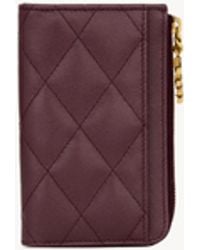 Saint Laurent - Cassandre Bijou Zip Card Case - Lyst