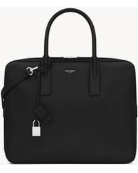 Saint Laurent - Museum Small Flat Briefcase - Lyst