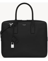 Saint Laurent - Museum Small Flat Briefcase - Lyst