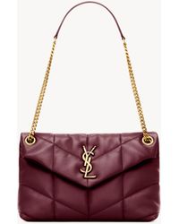 Saint Laurent - Saint Laone Sizerent パファー スモール（ラムスキン) - Lyst