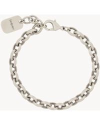 Saint Laurent - Bracelet Chaîne En Métal À Picots - Lyst