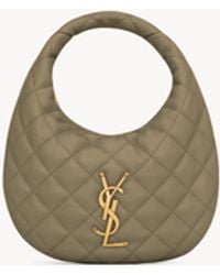 Saint Laurent - Icarino Aus Wattiertem Nappaleder - Lyst
