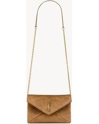 Saint Laurent - Cassandre Small Chain Pouch - Lyst