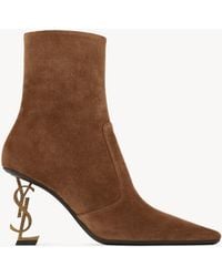 Saint Laurent - Opyum Booties - Lyst
