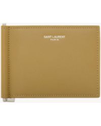 Saint Laurent - Paris Bill Clip Wallet - Lyst