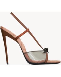 Saint Laurent - Jean Sandals - Lyst