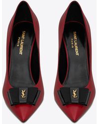 saint laurent anaïs bow pumps