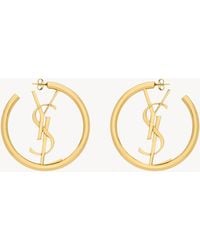 Saint Laurent - Cassandre Earrings - Lyst
