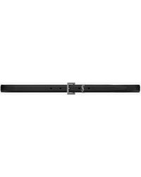Saint Laurent - Cassandre Thin Belt - Lyst