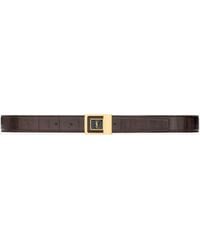 Saint Laurent - La 66 Buckle Belt - Lyst
