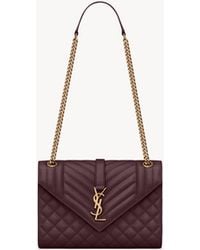 Saint Laurent - Borsa Envelope Media - Lyst