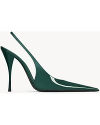 Saint Laurent - P. A.R. I.S. Slingback Pumps - Lyst