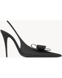 Saint Laurent - Tea Slingback Pumps - Lyst