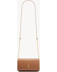 Saint Laurent - Funda Para Teléfono Cassandre De Charol - Lyst