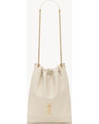 Saint Laurent - Jamie Pochon Aus Lammleder - Lyst