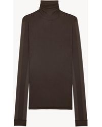Saint Laurent - Turtleneck Top - Lyst