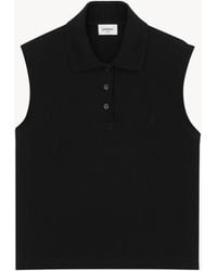 Saint Laurent - Cassandre Polo Shirt - Lyst