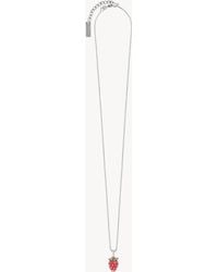 Saint Laurent - Strawberry Necklace - Lyst