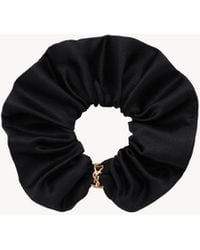 Saint Laurent - Saint Laone Sizerent カサンドラスクランチ（シルクサテン） - Lyst