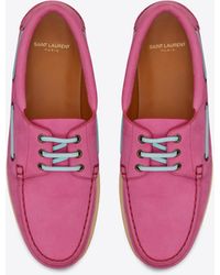 saint laurent boat shoes