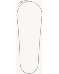 Saint Laurent - Collier Chaîne Long En Métal - Lyst