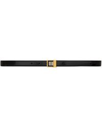 Saint Laurent - Belt La 66 Thin Accessories - Lyst