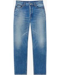 Saint Laurent - Tapered High-Rise Jeans - Lyst