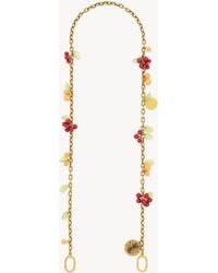 Saint Laurent - Cherry Charms Chain - Lyst