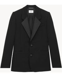 Saint Laurent - Single-Breasted Tuxedo Jacket - Lyst