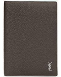 Saint Laurent - Tiny Cassandre Passport Case - Lyst