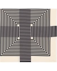 Saint Laurent - Sciarpa Quadrata - Lyst
