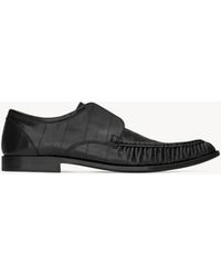 Saint Laurent - Augustin Slip-On Derbies - Lyst