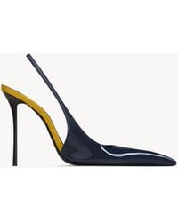 Saint Laurent - Amalia Slingback Pumps - Lyst