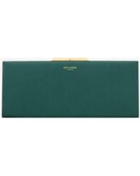 Saint Laurent - Saint Laone Sizerent ミッドナイト スモール クラッチ（サテン） - Lyst