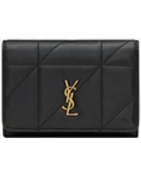 Saint Laurent - Jamie Slim Tri-Fold Wallet - Lyst