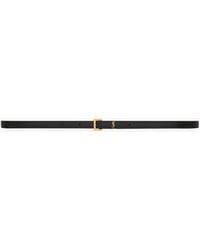 Saint Laurent - Cassandre Extra Thin Belt - Lyst