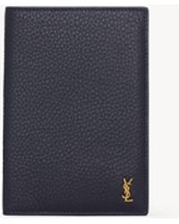 Saint Laurent - Tiny Cassandre Passport Case - Lyst