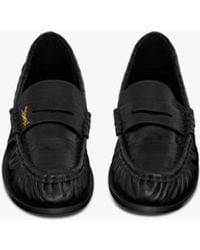 Saint Laurent - Mocassins En Cuir Le Loafer - Lyst