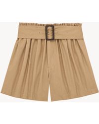 Saint Laurent - Paperbag Bermuda Shorts - Lyst