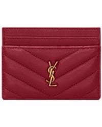 Saint Laurent - Cassandre Matelasse Card Case - Lyst