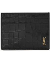 Saint Laurent - Mini Cassandre Cardholder - Lyst